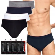 Majtki męskie - HENDERSON RED LINE slipy męskie BAWEŁNA 4-PAK - XL - miniaturka - grafika 1