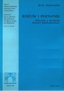 Rozum i poznanie - Religia i religioznawstwo - miniaturka - grafika 1