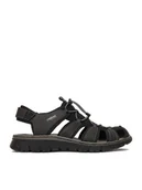 Sandały męskie - Rieker Sandały CEO-26770-00 Czarny - miniaturka - grafika 1