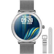 Smartwatch - Rubicon RNCE90 Srebrny - miniaturka - grafika 1