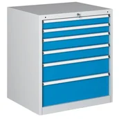 Pozostałe wyposażenie warsztatu - PARTNER B2B Szafka warsztatowa BL 1000, 6 szuflad, szerokość 723 mm XC70AN-6SG - miniaturka - grafika 1