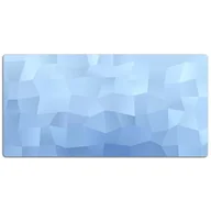 Podkładki na biurko - Podkładka na biurko Niebieskie kwadraty 120x60 cm - miniaturka - grafika 1