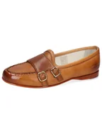 Mokasyny damskie - MELVIN & HAMILTON Skórzane mokasyny "Julietta 3" w kolorze jasnobrązowym - miniaturka - grafika 1