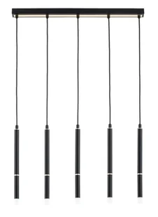 Derany lampa wisząca 5xG9 czarna 63230 - Lampy sufitowe - miniaturka - grafika 1