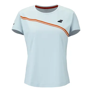 Dziewczęca koszulka Babolat Play Cap Sleeve Top Girl Illusion Blue 12 - 14 lat - Koszulki i topy damskie Dziewczęca koszulka Babolat Play Cap Sleeve Top Girl Illusion Blue 12 - 14 lat - Koszulki i topy damskie - miniaturka - grafika 1