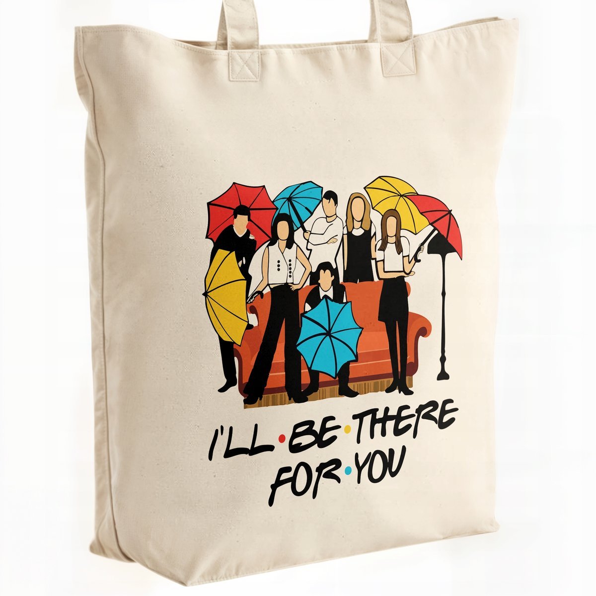 Torba bawełniana premium na zakupy Friends Przyjaciele Dla Fanów Serialu