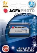 Baterie i akcesoria - AgfaFoto baterie alkaliczne 6LR61 9V 1szt - miniaturka - grafika 1