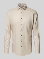 Koszule męskie - Koszula biznesowa o kroju slim fit z kołnierzykiem typu cutaway - miniaturka - grafika 1