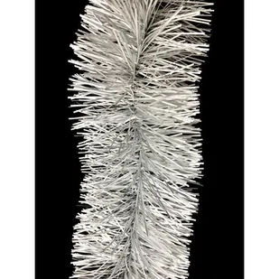 Łańcuch choinkowy 200 x 7 cm jasnoszary - Ozdoby bożonarodzeniowe - miniaturka - grafika 1