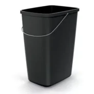 Kosze na śmieci - Prosperplast Keden kosz na śmieci compacta q basic - czarny recykling* 12 l - miniaturka - grafika 1