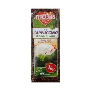 Hearts Kawa rozpuszczalna Cappuccino o smaku Irish Cream 1 kg - Kawa - miniaturka - grafika 1