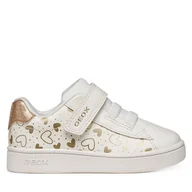 Buty dla dziewczynek - Sneakersy Geox B Eclyper Girl B455MA 0BCKC C1R2L Biały - miniaturka - grafika 1