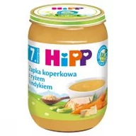 Dania dla dzieci - HiPP ZUPKA KOPERKOWA Z RYŻEM I INDYKIEM BIO 190G - miniaturka - grafika 1