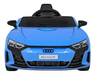 Audi RS E-Tron GT na akumulator Niebieski + Pilot + Napęd 4x4 + Radio MP3 + LED + EVA - Pojazdy elektryczne dla dzieci - miniaturka - grafika 1
