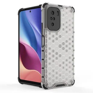 Honeycomb etui pancerny pokrowiec z żelową ramką Xiaomi Redmi K40 Pro+ / K40 Pro / K40 / Poco F3 zielony - Etui i futerały do telefonów - miniaturka - grafika 6