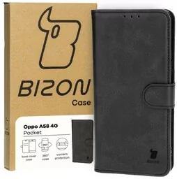 Bizon Etui Case Pocket do Oppo A58 4G, czarne - Etui i futerały do telefonów Bizon Etui Case Pocket do Oppo A58 4G, czarne - Etui i futerały do telefonów - miniaturka - grafika 1