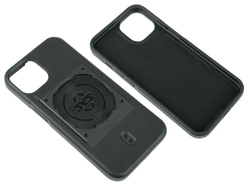 SKS GERMANY Unisex – etui dla dorosłych do iPhone 15 na telefon komórkowy COMPIT (przyjemne w dotyku, amortyzuje wstrząsy, z mocowaniem do mocowania, wykonane z odpornego na zużycie tworzywa