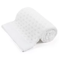 Koce i narzuty dla dzieci - Ażurowy kocyk bambusowy bianchi - miniaturka - grafika 1