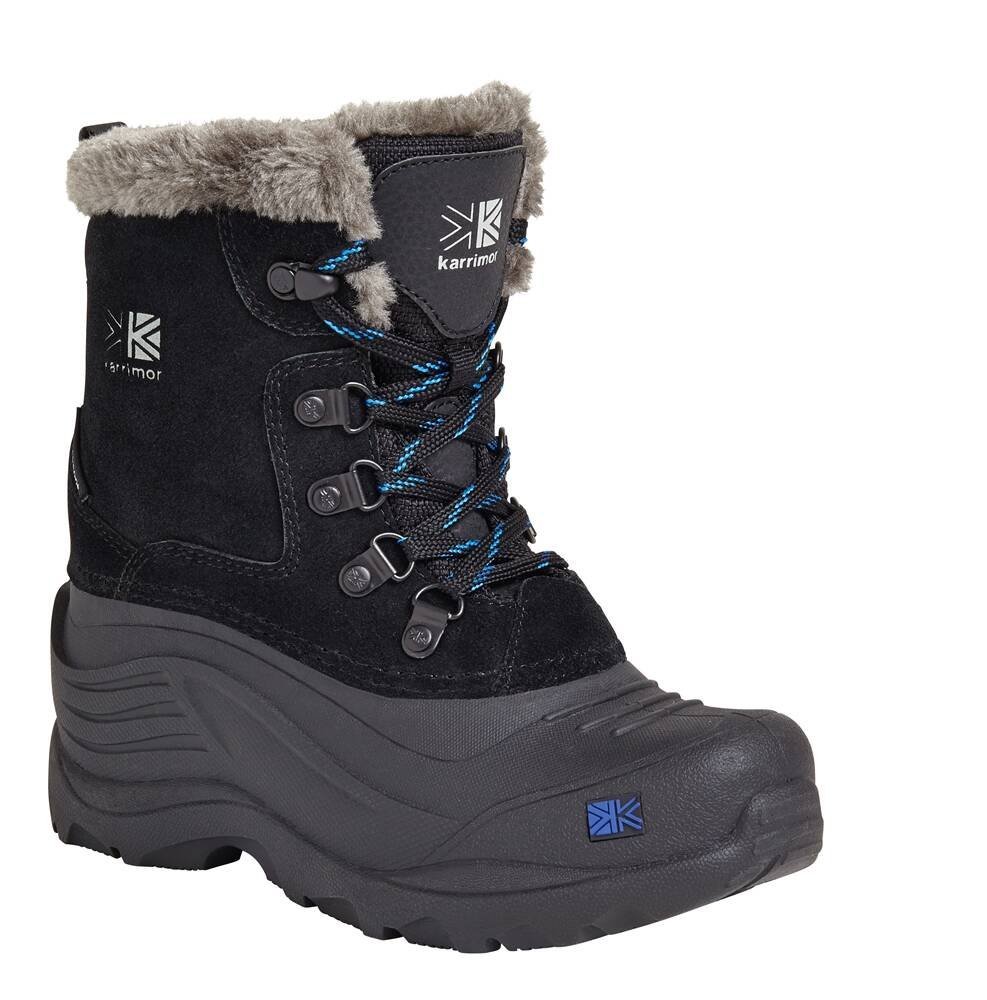 Buty zimowe dziecięce ocieplane śniegowce KARRIMOR Snowfur K819-BKB R. 37,5