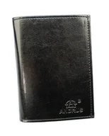 Portfele - Portfel Męski ANDRUS (PL) Skóra Włoska Duży Pionowy Bez Zapięcia Dwa Skrzydełka Duża Kieszeń Na Bilon - miniaturka - grafika 1