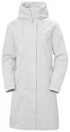 Kurtki damskie - Helly Hansen Wiktoria, wiosenny płaszcz przeciwdeszczowy, 823 Nimbus Cloud, M - miniaturka - grafika 1