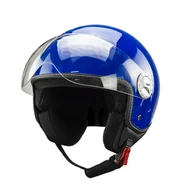 Kaski motocyklowe - Kask na skuter motocyklowy otwarty BB 592 XL niebieski - miniaturka - grafika 1