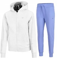 Spodnie sportowe damskie - 4F DAMSKI DRES BAWEĹNA KOMPLET BLUZA SPODNIE / rozm L - miniaturka - grafika 1