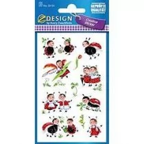Naklejki papierowe biedronki 3 - Zabawki kreatywne - miniaturka - grafika 1