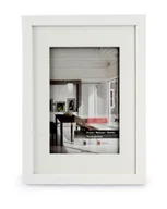 Ramki na zdjęcia - Ramka 40x50 (30x40) z passepartout biała EFEKT 3D - miniaturka - grafika 1