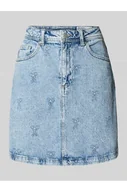 Spódnice - Spódnica jeansowa o lekko rozkloszowanym kroju z mieszanki bawełny model TESSA - Vero Moda - miniaturka - grafika 1