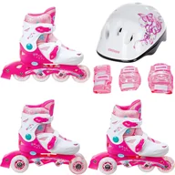 Rolki - Rolko-Wrotki 3w1 Croxer Missy 35-38 / Kask Silky M / Ochraniacze Fibre M - miniaturka - grafika 1