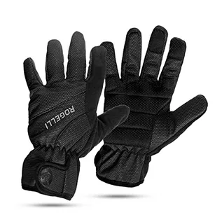Rękawiczki - Rogelli Alberta 2.0 Rękawice rowerowe, uniseks, rękawiczki rowerowe, rękawiczki zimowe, czarne, 2XL - grafika 1