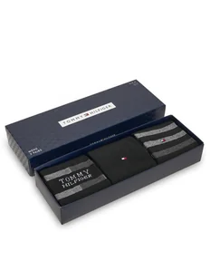 Tommy Hilfiger Skarpety długie 701235376 Czarny - Skarpetki męskie - miniaturka - grafika 1