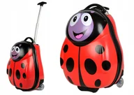 Walizki - Walizka podróżna dla dziecka SUNBAG BIEDRONKA - miniaturka - grafika 1