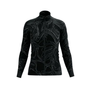 COMPRESSPORT Kurtka biegowa damska HURRICANE WINDPROOF JACKET AURORA black/aurora - Kurtki damskie - miniaturka - grafika 1