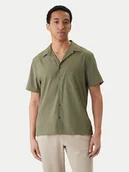 Koszule męskie - Calvin Klein Koszula LV04LF109G Zielony Classic Fit - miniaturka - grafika 1