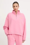 Bluzy damskie - Rip Curl bluza SURF PUFF damska kolor różowy z nadrukiem 07WWFL - miniaturka - grafika 1