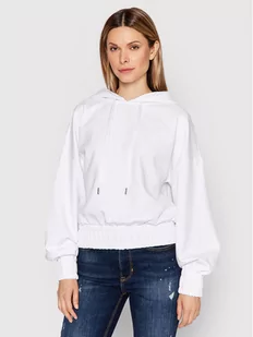 Guess Bluza W2YQ05 KB932 Biały Relaxed Fit - Bluzy damskie - miniaturka - grafika 1