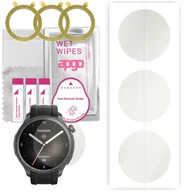 Akcesoria do smartwatchy - 3x Folia hydrożelowa MATOWA do Amazfit Balance - apgo Smartwatch Hydrogel MATTE Protection Ochrona na ekran smartwatcha - miniaturka - grafika 1
