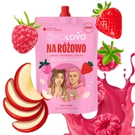 Koncentraty warzywne, przeciery - Owolovo Mus Na Różowo jabłko truskawka malina Edycja Limitowana 200g - miniaturka - grafika 1