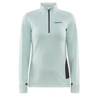 Koszulki sportowe damskie - Damska koszulka Craft CORE Trim Thermal Rozmiar: M / Kolor: niebieski/biały - miniaturka - grafika 1