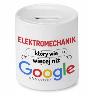 Skarbonka Dla Elektromechanika na Urodziny Prezent z Nadrukiem ze Zdjęciem - Skarbonki - miniaturka - grafika 1