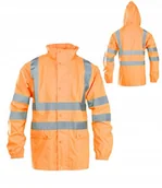 Odzież robocza - Kurtka przeciwdeszczowa robocza odblaskowa BHP - miniaturka - grafika 1
