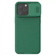 Szkła hartowane na telefon - Etui Nillkin CamShield Pro Magnetic Case Apple iPhone 15 Pro Max zielone - miniaturka - grafika 1