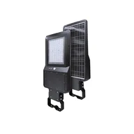 Lampy ogrodowe - Oprawa Solarna Led Solare 40W Barwa Neutralna Biała Na Pilota - miniaturka - grafika 1