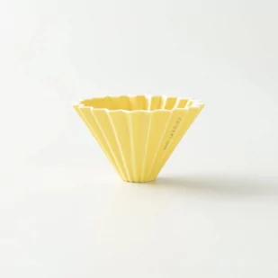 ORIGAMI Ceramaiczny Origami Dripper S Żółty 99300440 - Zaparzacze i kawiarki - miniaturka - grafika 2