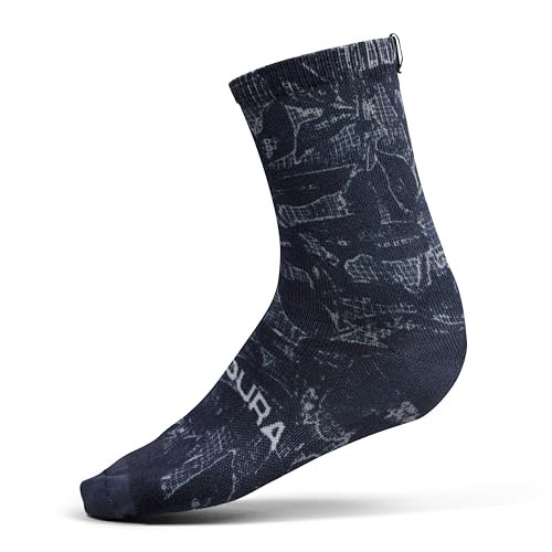 Endura Męskie skarpety rowerowe z nadrukiem kwiatowym