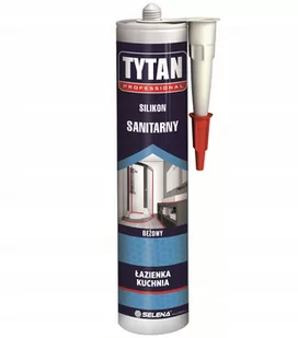 Silikon sanitarny TYTAN PROFESSIONAL beżowy 280 ml - Silikony - miniaturka - grafika 1