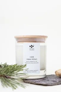Świeca sojowa Cedr i białe piżmo - świeca sojowa zapachowa - 250 ml - Świece - miniaturka - grafika 1