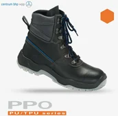 Obuwie robocze - TRZEWIKI ZAWODOWE BEZ PODNOSKA PPO STRZELCE OPOLSKIE MODEL 016, PN-EN ISO 20347, O1, FO, CI, SRC - miniaturka - grafika 1